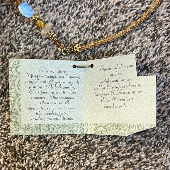 Maya Gold and Cream Crossbody Bag - Picture 6 of 10